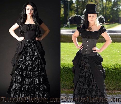 We’re restocking many items right now, including this Goth Victorian Dress! Is there anything 