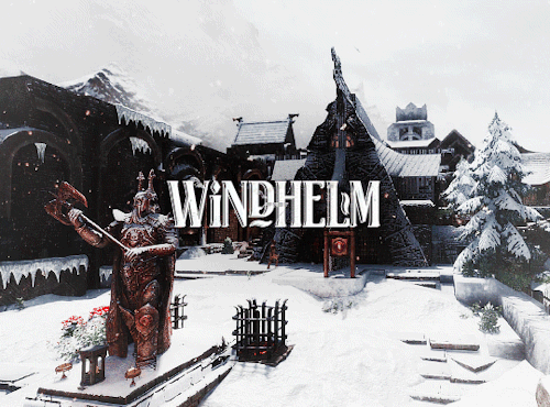 SKYRIM SCENERYWinter In The Nine Holds