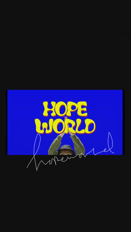 j-hope - hope world lockslike/reblog if you save (&please support hoseok’s new mixtape, its amaz