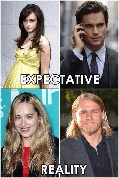 thenighthas-openedmyeyes:  Fifty Shades of Grey cast -Dakota Johnson as Anastasia Steele and Charlie Hunnam as Christian Grey 👎