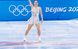 eggplantgifs: Wakaba Higuchi of Japan performs in the women’s short program of the 2022 Olympic Figu