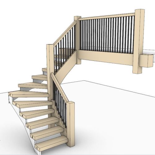 oak staircase