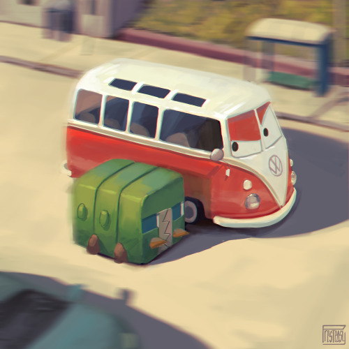 Here’s some more Pokemon Sun and Moon art! It’s everyone’s favorite bus type pokem