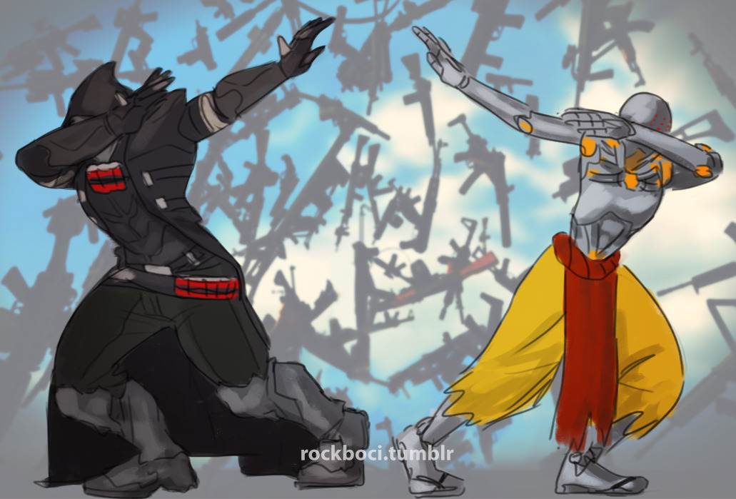 rockboci: Gunyatta and Reaper are bffs