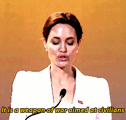 joansuffrajett:queen-angelina:Angelina Jolie’s speech at the Global Summit to End Sexual Violence in