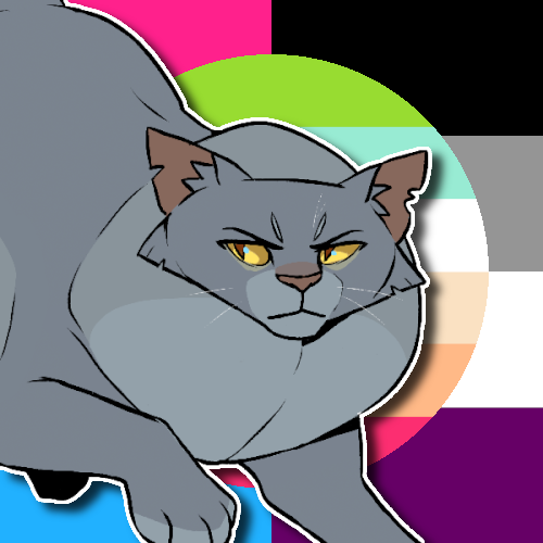 mantis/ark on X: i'm doing warrior cats pride icons on tumblr, this'll be  a thread of them all as i do them my tumblr is @ sootslash if you want to  request