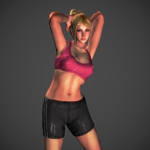 bocchi-ranger: Juliet - Workout Outfit Juliet Starling from Lollipop Chainsaw.©KADOKAWA GAMES /