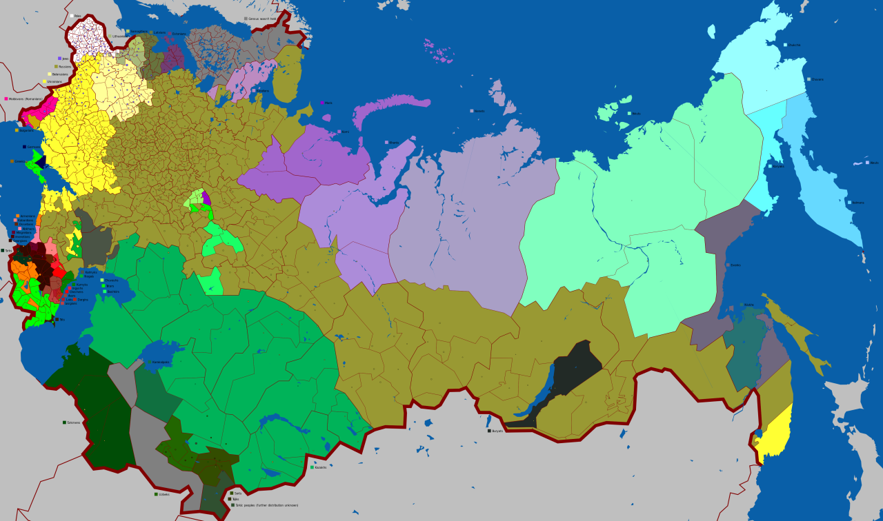 russian empire map