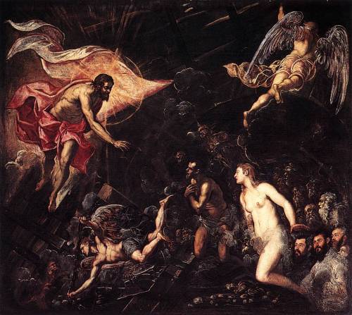 artist-tintoretto: The Descent into Hell, 1568, TintorettoMedium: oil,canvas