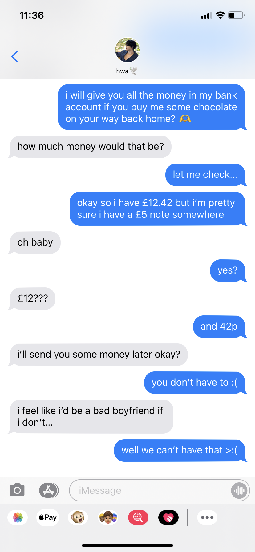 Boyfriend Texts W/ Park Seonghwa