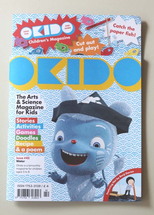 Got my copy of Okido magazine and happy to see my Puddle mirror activity in it! Thank you OKIDO maga