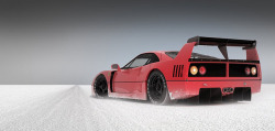 rhubarbes:  Ferrari. (via NUMERO 13: Salty track)