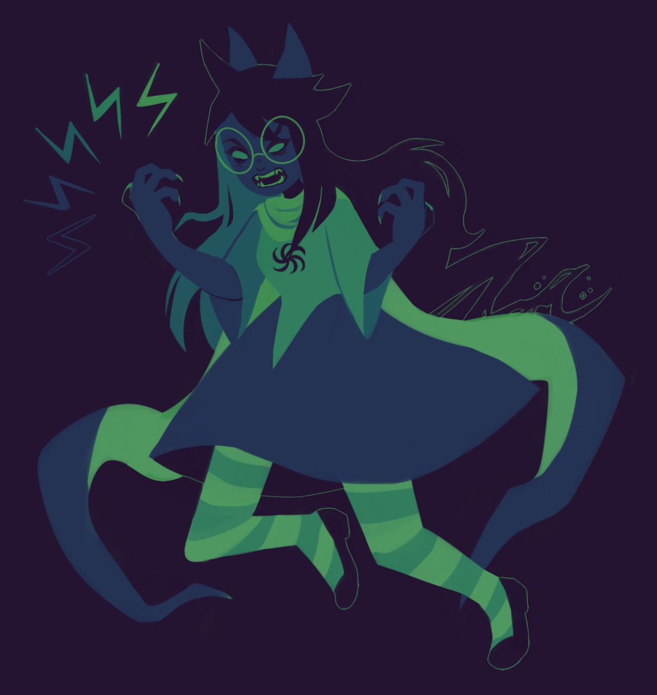 chuchumi:  GG: bwoof jade in anxiety color palette! 