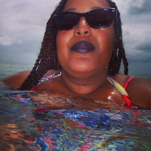 #mermaid #martinique #unbothered #blacklipstick(à Plage de corps de garde, Sainte Luce)