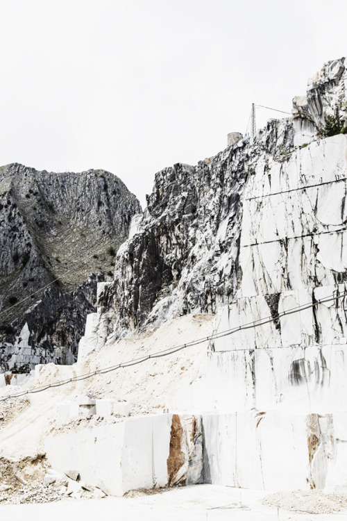 rickowensonline:CARRARA, MARBLE QUARRY, JUNE 2015