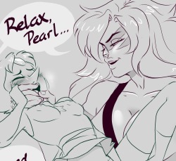 Jaspearl noncon for a sketch commission last