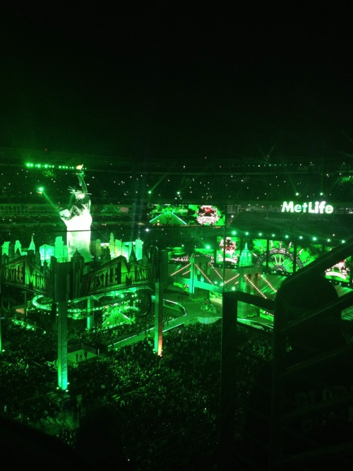 julesername:  A few photos of Wrestlemania from my perspective.  Ah pretty lights! =D