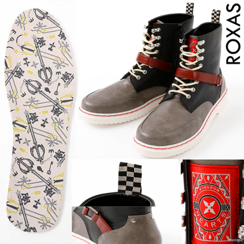 ffxvcaps:Supergroupies Kingdom Hearts III inspired shoes (x):Sora: Modeled after Sora’s actual in-ga