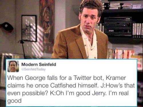 monthofsunday:  If Seinfeld took place in 2016 