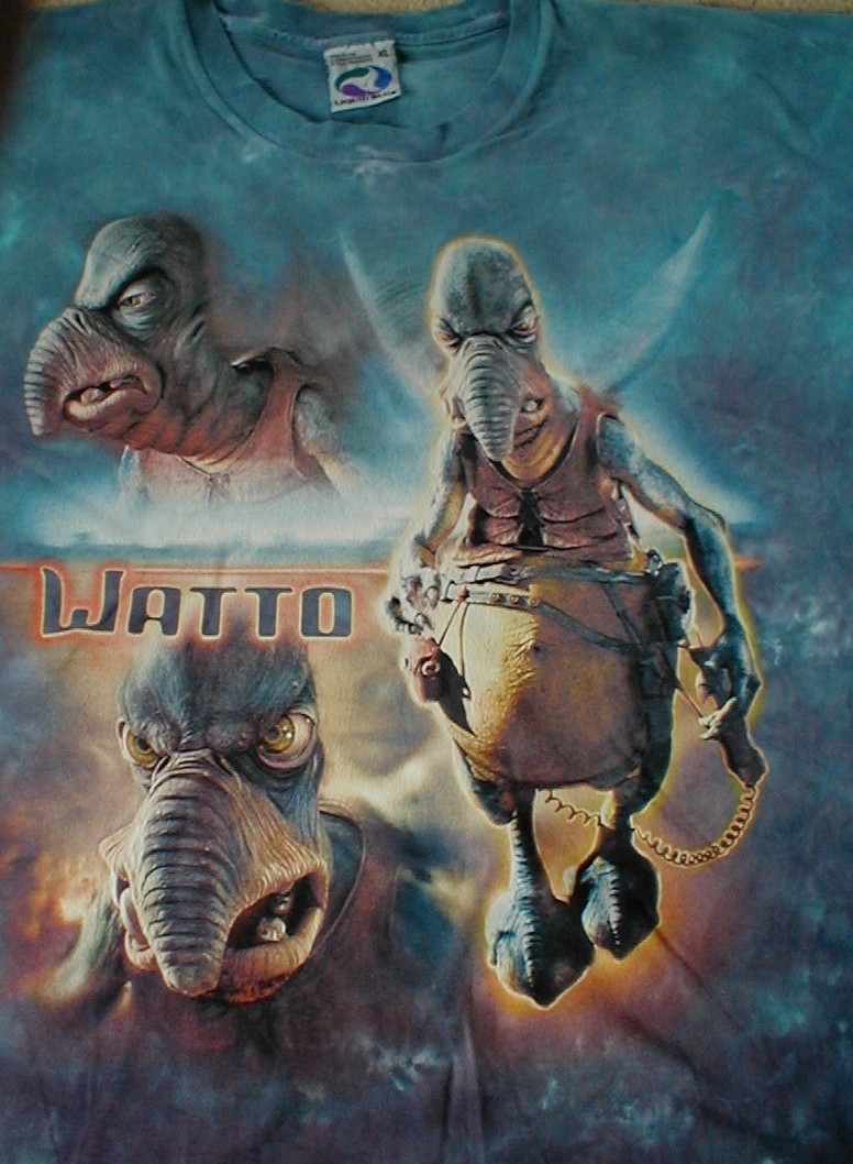 neilcicierega:  a tie-dye t-shirt with Watto on it three times? Hell yeah put it