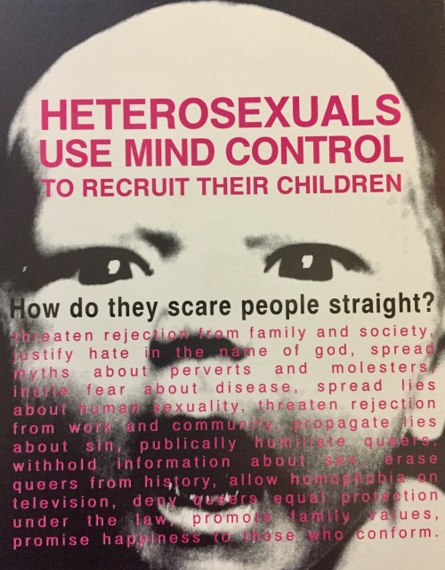 josh473:hexameryx: Postcard from the artist collective project THINK AGAIN How do they scare people straight?threaten rejection from family and society, justify hate in the name of god, spread myths about perverts and molesters, incite fear about disease,