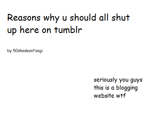 godtricksterloki:  snowmobile-russian:  arseniccyanide:  50shadesofzagi:   hi i made a thing good bye  PREACH GOOD GOD  BLESS THIS FUCKING POST I HAVE FAITH IN TUMBLR AGAIN   I love you, OP!  If only people not only agreed with this, but actually did