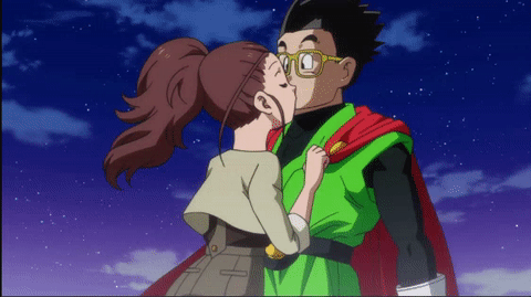 msdbzbabe:The Kiss This is only giving me fuel for the imagination!