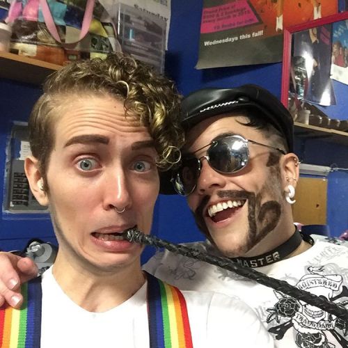 Happy Pride! #dragkings #draglife #ickings #Tommi Boi and Hugh Jindapants