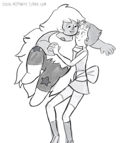 crystal-meepmorps:This sketch was made for Pearlmethyst week but in the end I didn’t use it for any day.