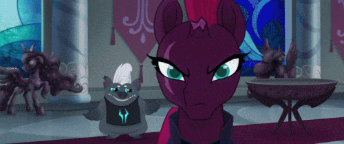 askfordoodles:   My Little Pony: The Movie (2017) I’m so gay for Tempest Shadow and her character animation in this scene.  this animation thou