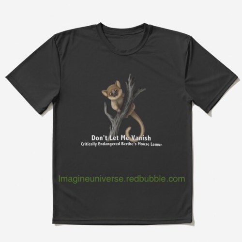 My newest digital painting Madame Berthe&rsquo;s Mouse Lemur” is available @redbubble on imagineuniv