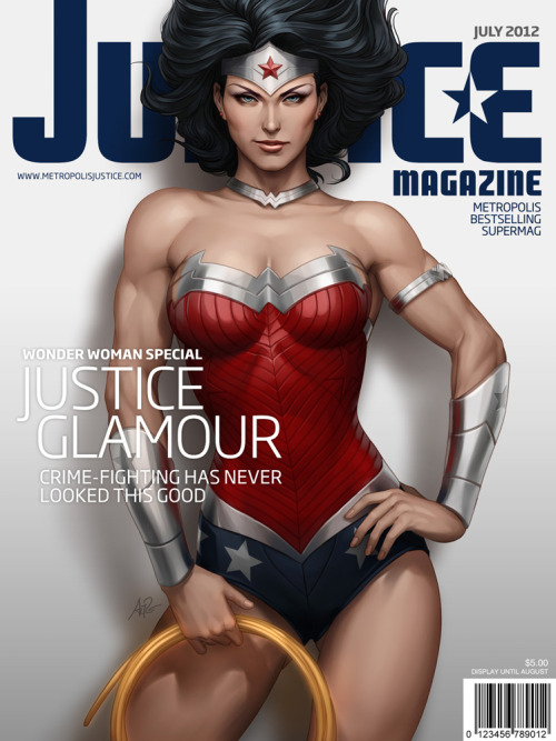 detective-comics:  Justice Magazine: Issues April - August | Stanley 'Artgerm' Lau          