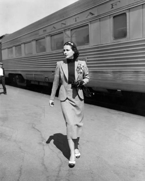 Hedy Lamarr Arrives In Hollywood, October 1937