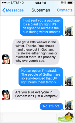 fromsuperheroes:Texts From Superheroes: This Little Light Of