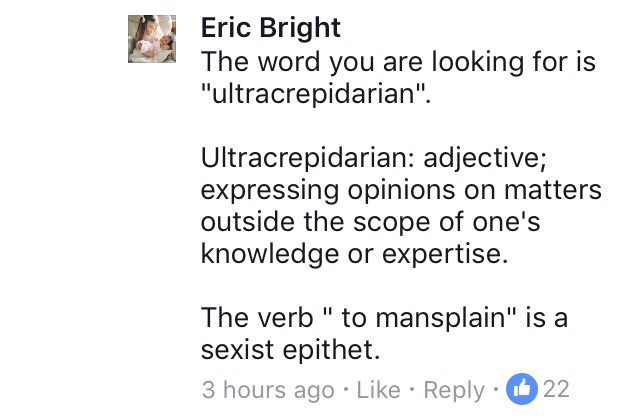 honoriaw: aphony-cree:  veronica-rich:  brofligate: I can’t believe this guy mansplained