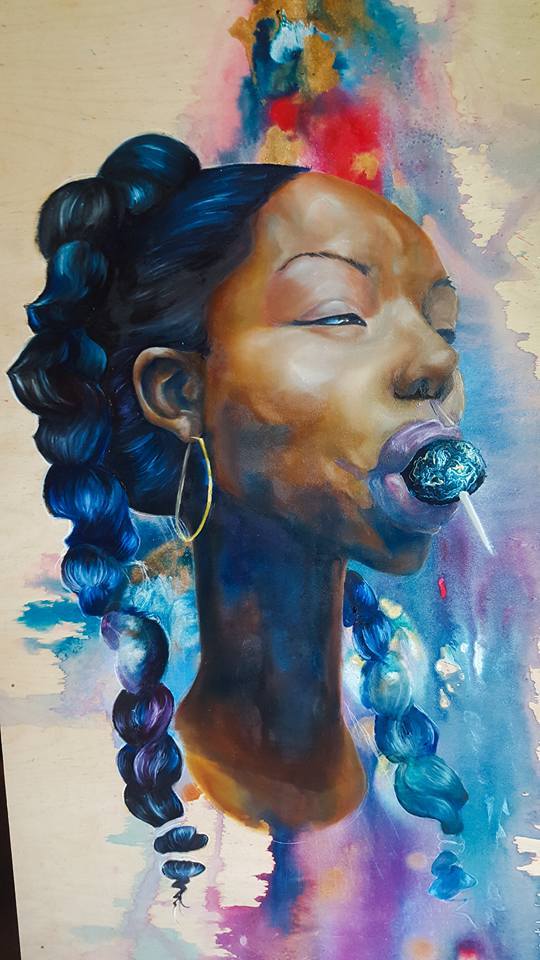 sandboxsimba: blackartdepot: The art of the talented Sloan Siobhan. These pieces