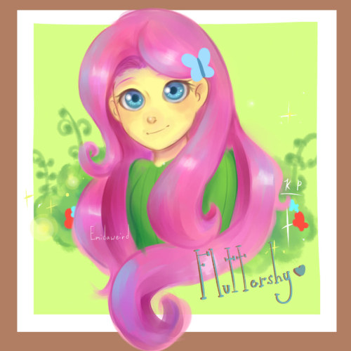 Some Fluttershy portrait practice~Been busy with school so I wasn’t able to post last week oof.