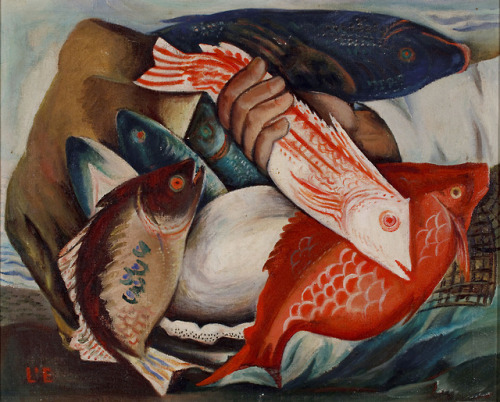 William L'Engle (American, 1884–1957). Fish Composition (1940).
