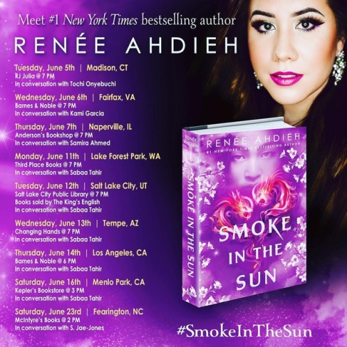  TOUR DETAILS for #smokeinthesun. I AM SO EXCITED TO BE WREAKING HAVOC WITH MY BFF @sabaatahir ❤️ 