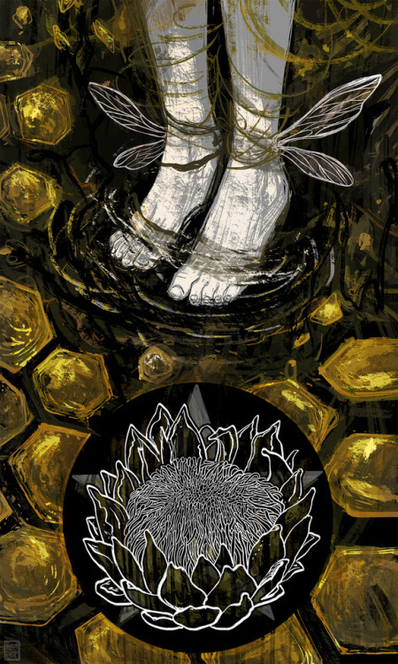 Ace of Pentacles. New opportunties, earthly manifestations and prosperity.Finished this piece recent