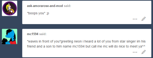 ask-pegasusneonnotes:*Neon Accepts All Da Love* <3omg! x3