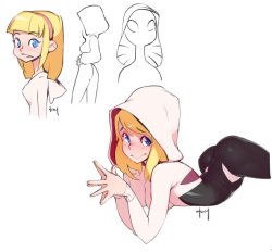 Some Spidergwens requested by Patreon supporters