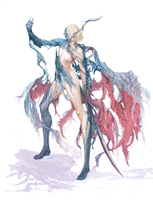 abemasters:  a game dear to my heart, here is some Warframe fanart by ikeda masateru