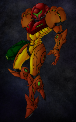 metroidfanatic:  Samus Aran by ~seraphimon83