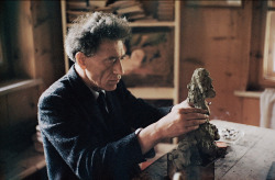  Alberto Giacometti in the Studio via magictransistor 