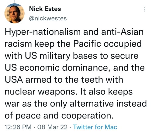From Author And Revolutionary Nick Estes, Red Nation Movement