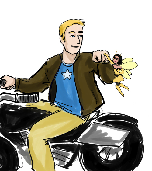 potofsoup: rubyandhergingercat: This is a collaboration between @potofsoup (who drew Steve and the g