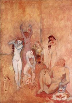 thefineartnude:  Pablo Picasso, Le Harem (The Harem), 1906 