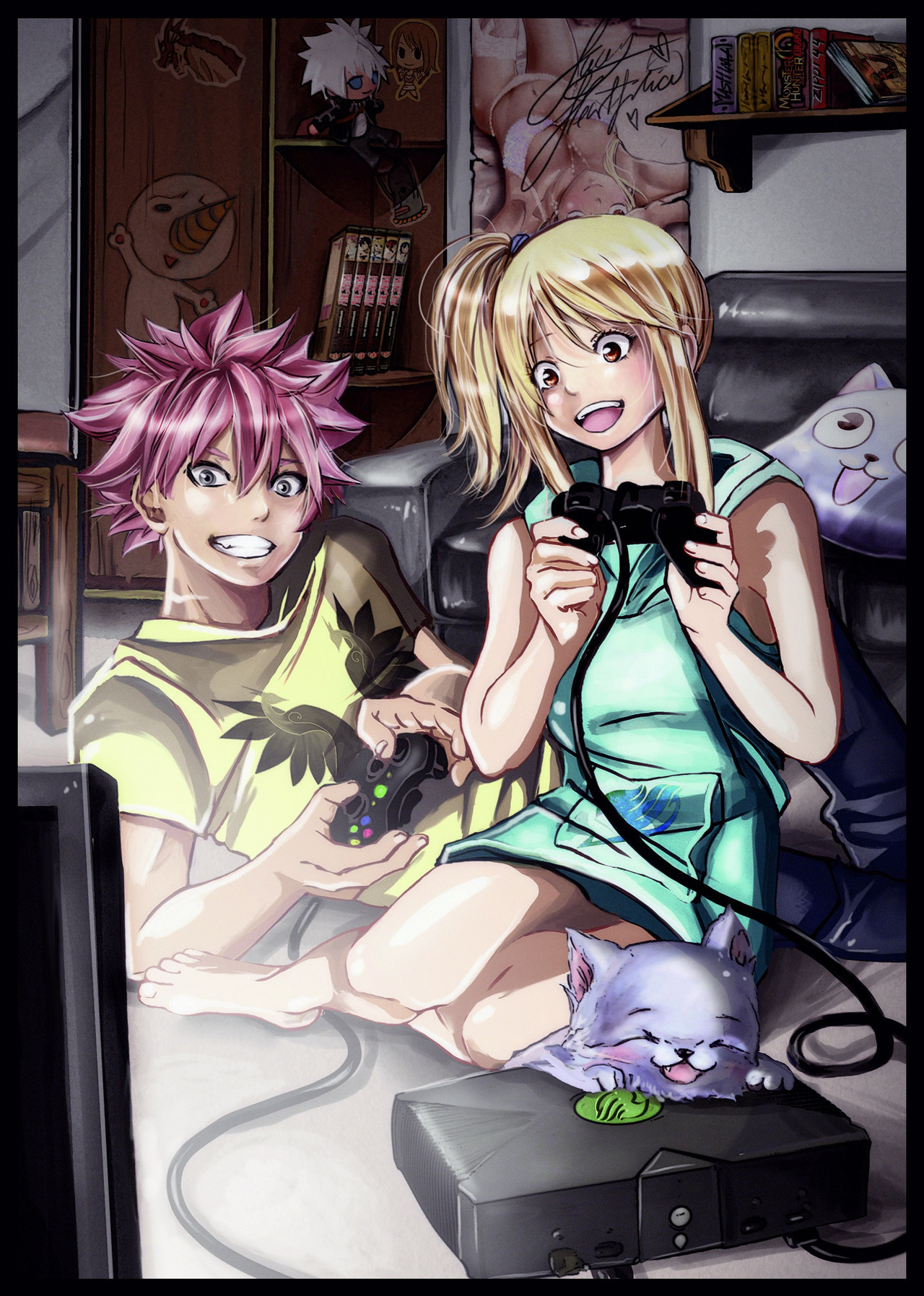 zippi44:This was done especially for a Fairy Tail Zine to thank Hiro Mashima for