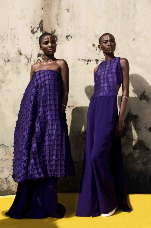 blackfabulousity:  Nigerian Designer I A M I S I G O  S/S 15 Via TheStyleHQ 
